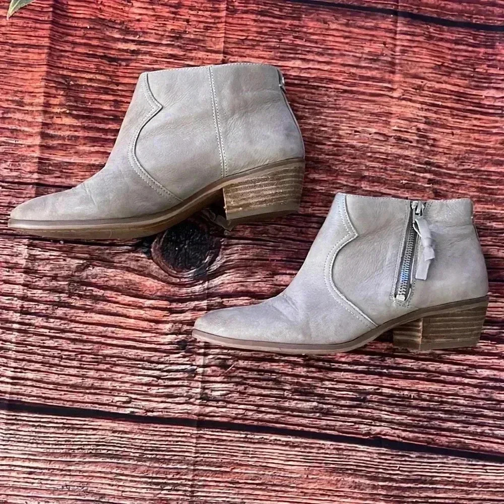 ❤️‍🔥 Sam Edelman Packer Nubuck Ankle Boots Size 7.5